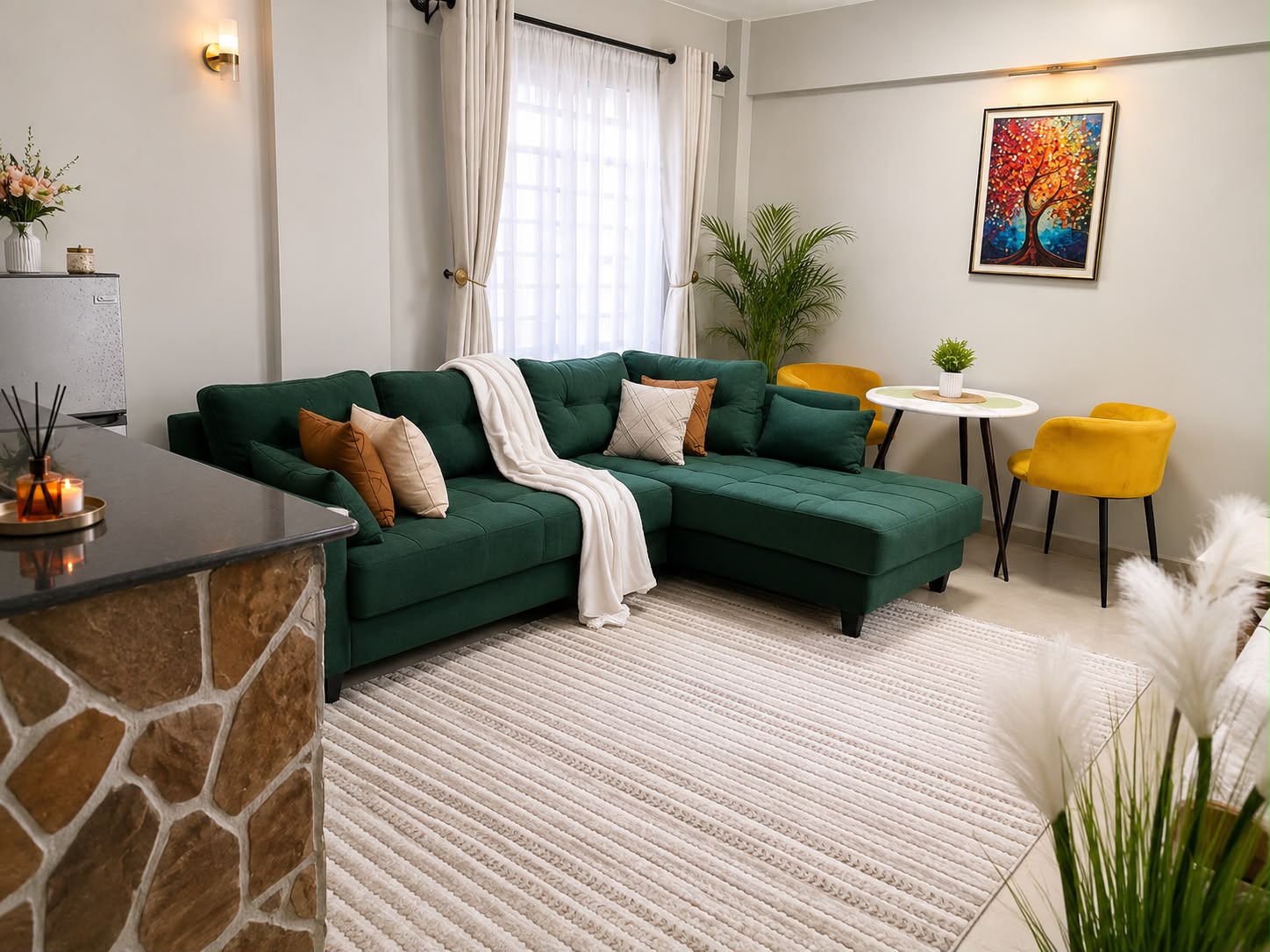 1 br with furnished balcony at Naivasha town-Rehema Homes (406)