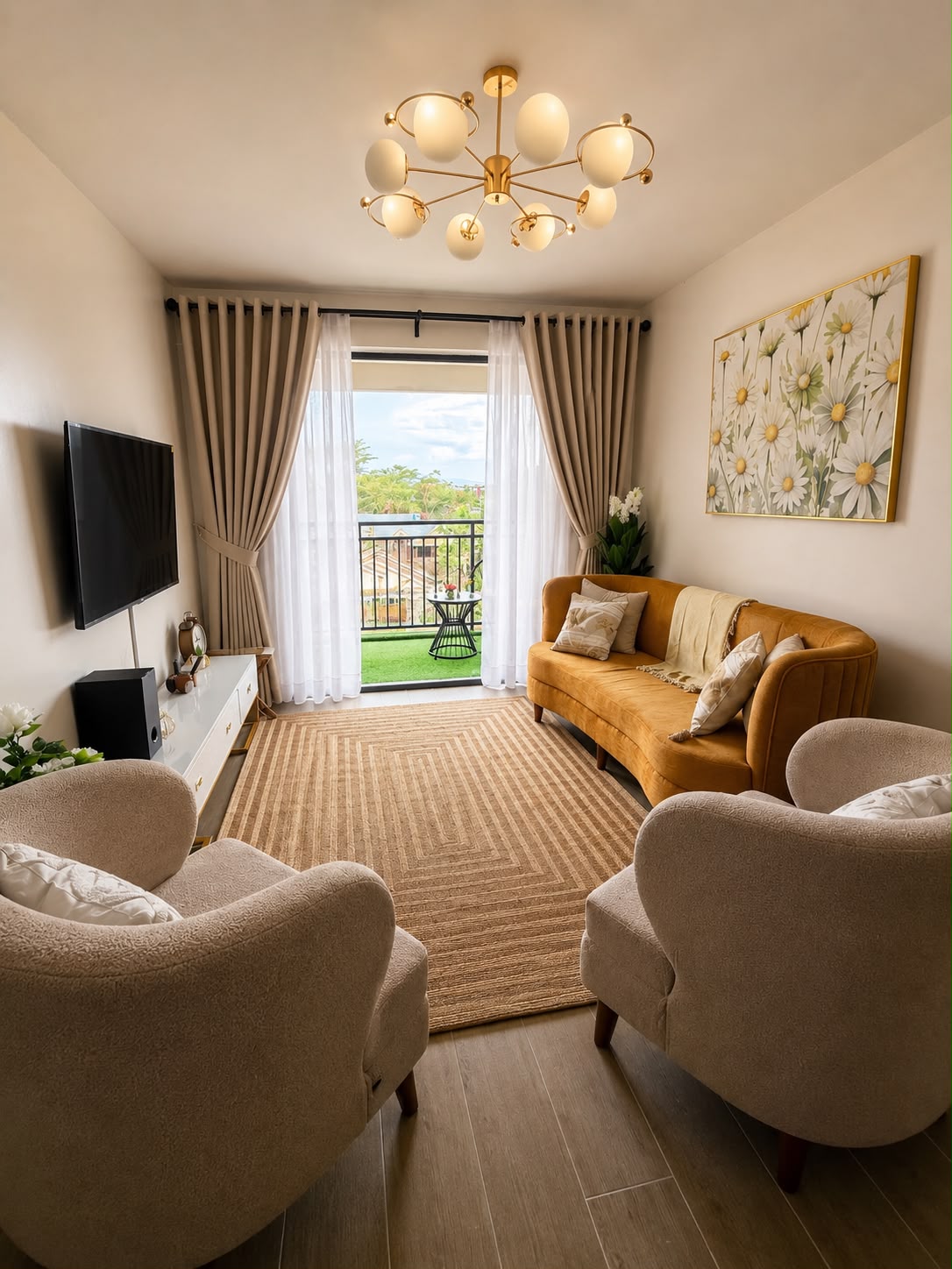 2 bedroom (master en-suite) D&D Residence Premium Suites,Nakuru with Lake Views (A07)