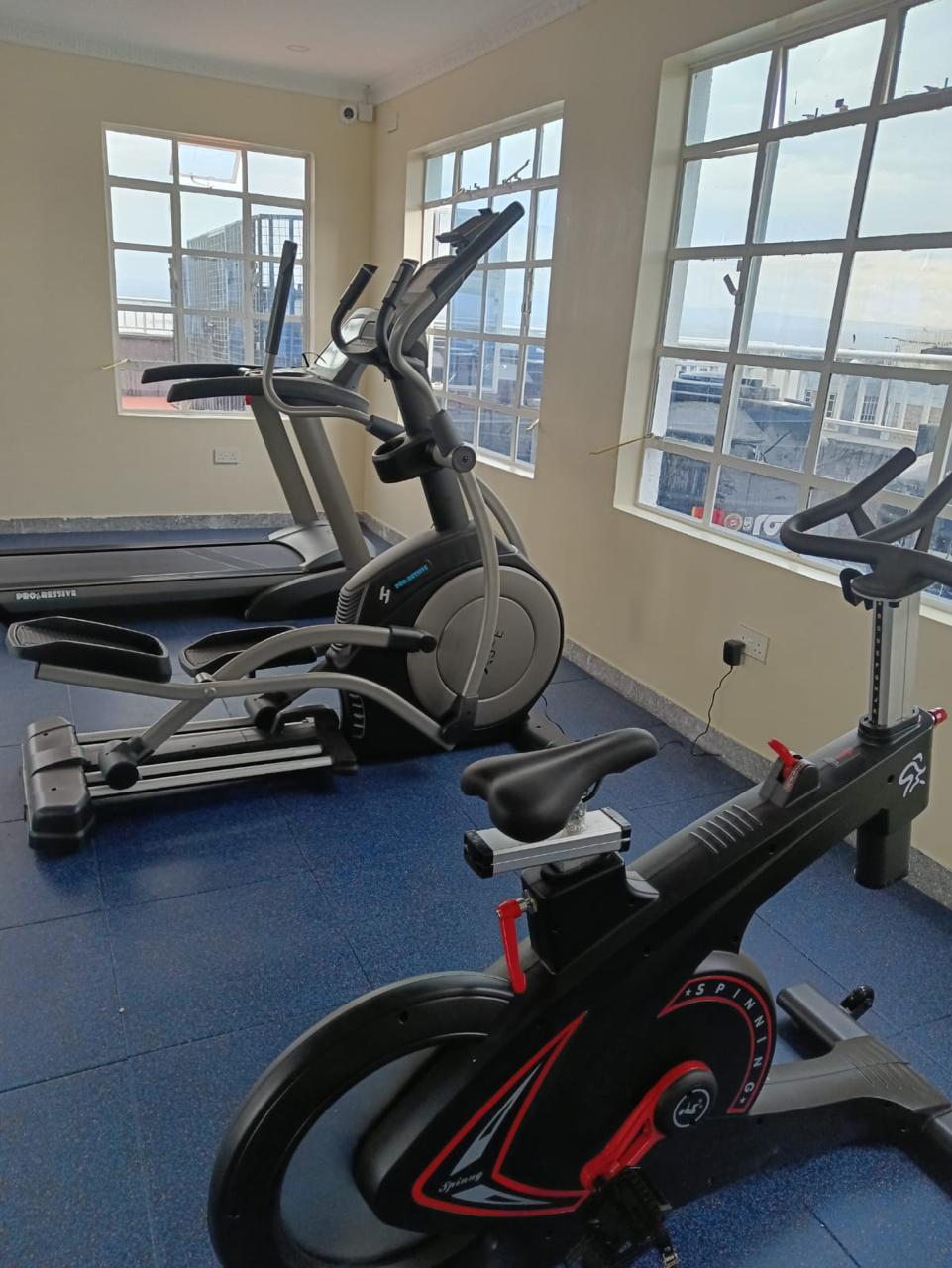 1 br ,Naka ,Nakuru with Lake views at the roof top and gym (Fancy Getaway) 9