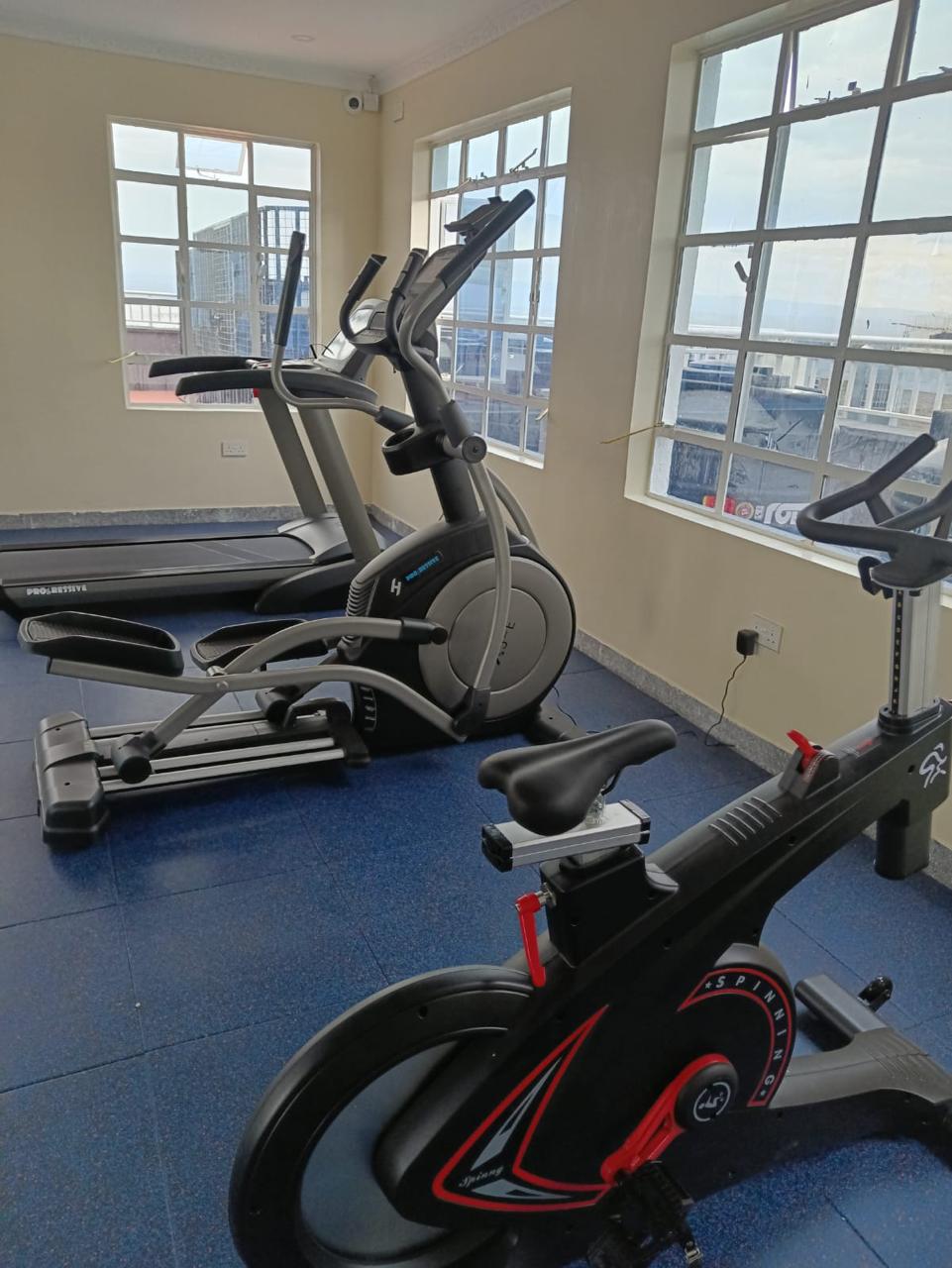 1 br ,Naka ,Nakuru with Lake views at the roof top and gym (Fancy Getaway) 11